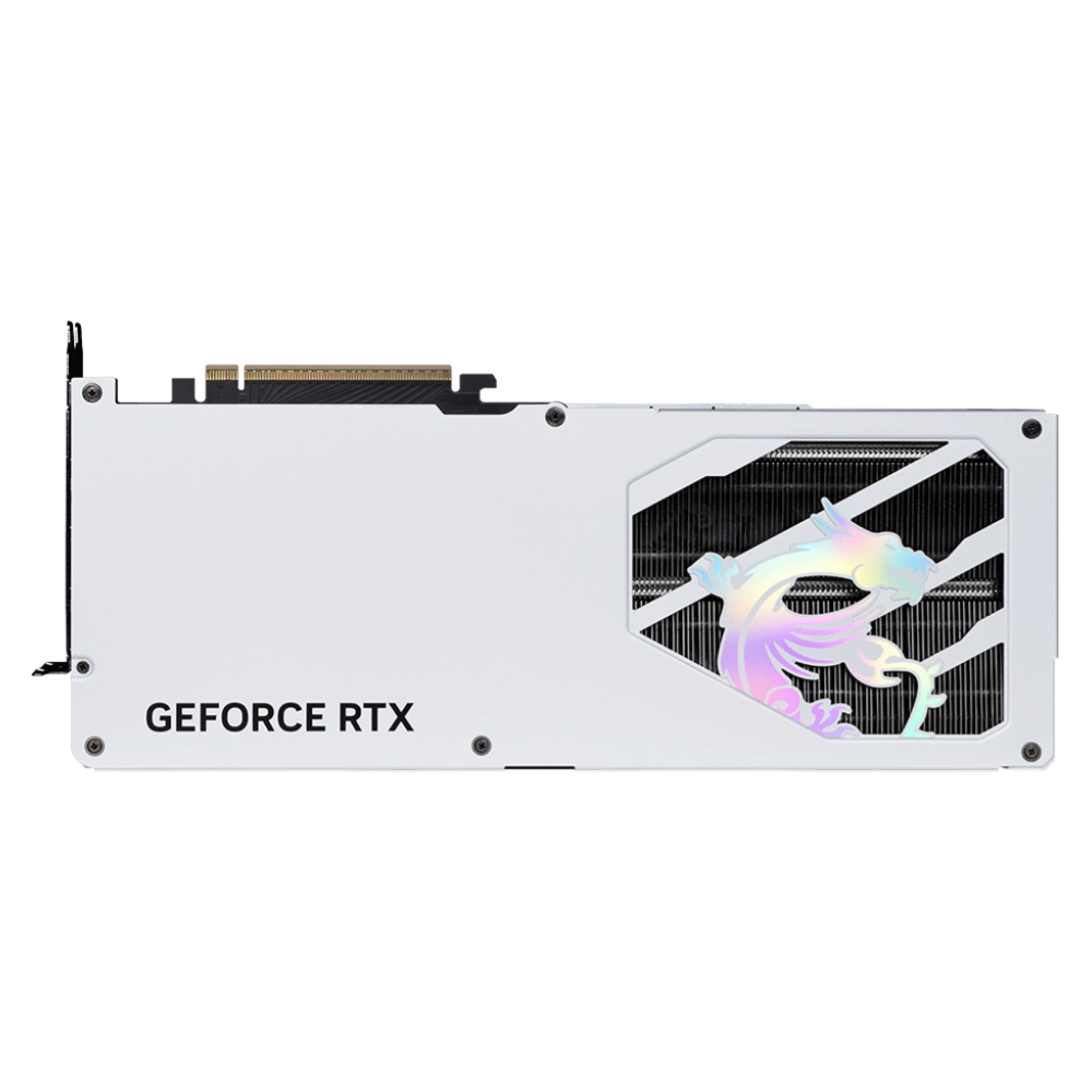 MSI Nvidia Graphic Card RTX 5070 12GB DDR7 Gaming Trio OC White Triple Fan view 3